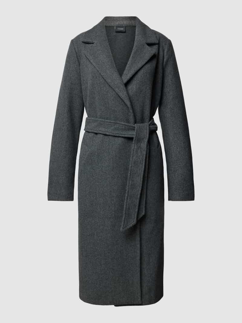 Vero Moda Lange jas met strikceintuur, model 'FORTUNEAYA'