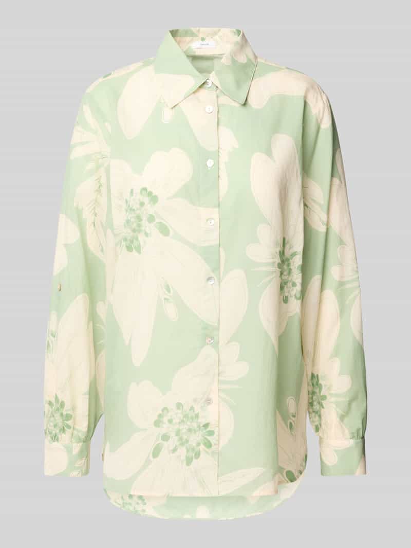 Opus Regular fit overhemdblouse met doorknoopsluiting