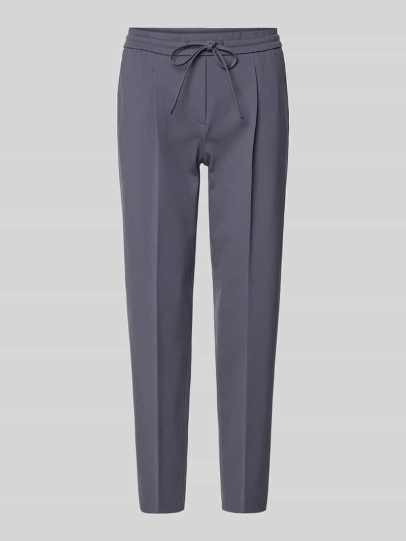 LUISA CERANO Slim fit stoffen broek met persplooien