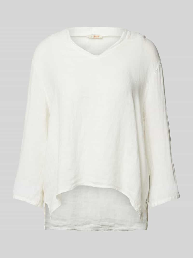 Heartkiss Linnen blouse met V-hals