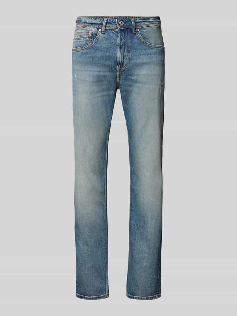 Pepe Jeans Regular fit straight fit jeans van katoenmix model 'CASH FS'