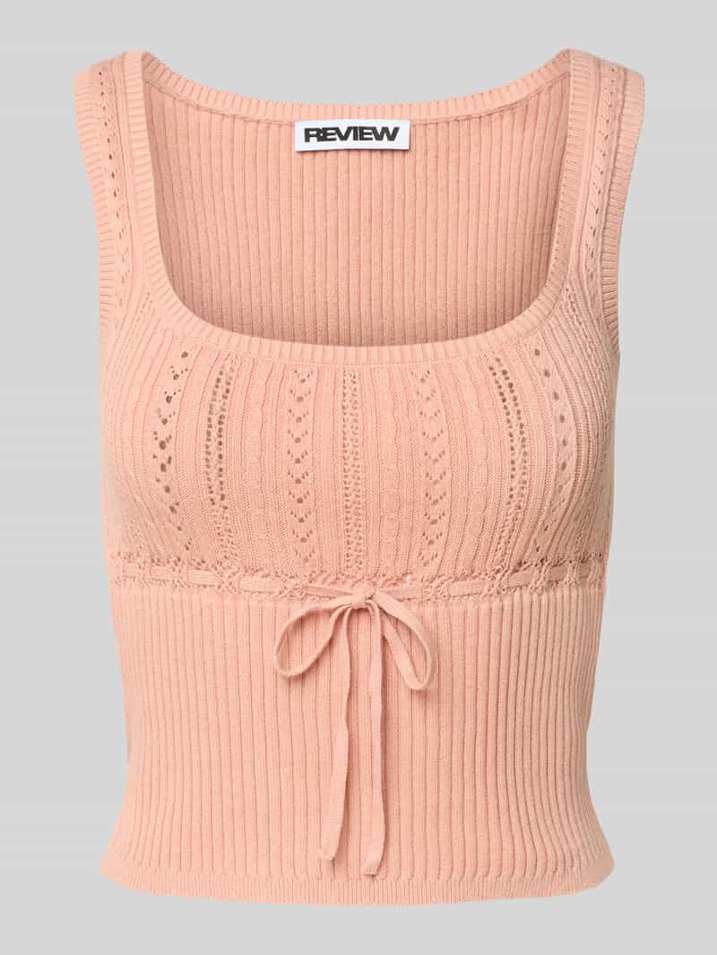 Tanktop met vierkante hals