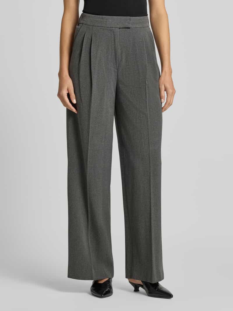 Jake*s Collection Zakelijke broek met persplooien