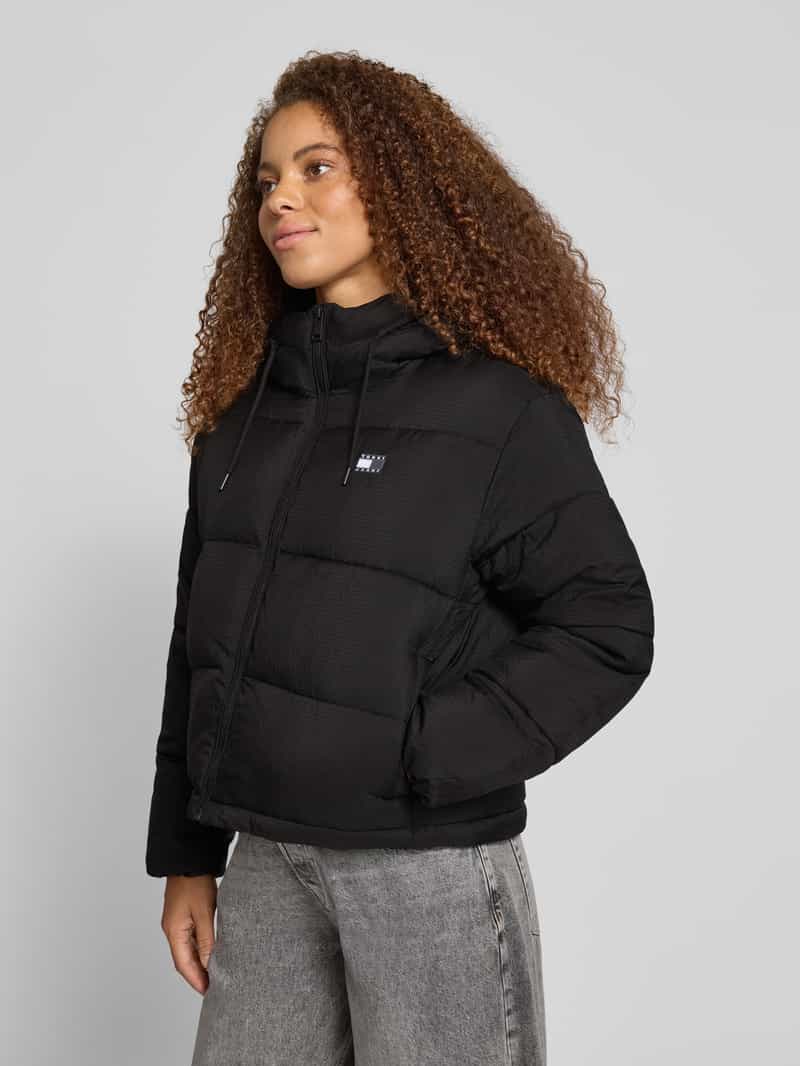 Tommy Jeans Gewatteerd regular fit jack met capuchon