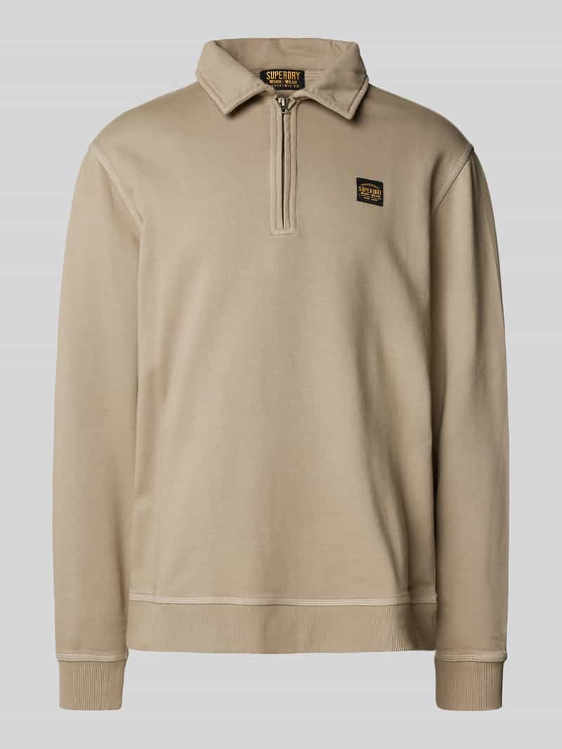 Superdry Sweatshirt met labeldetail