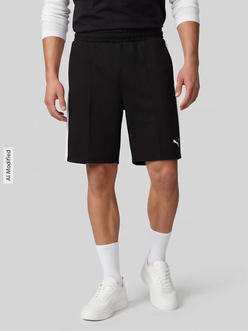 PUMA Performance relaxed fit sweatshorts met katoen-aandeel