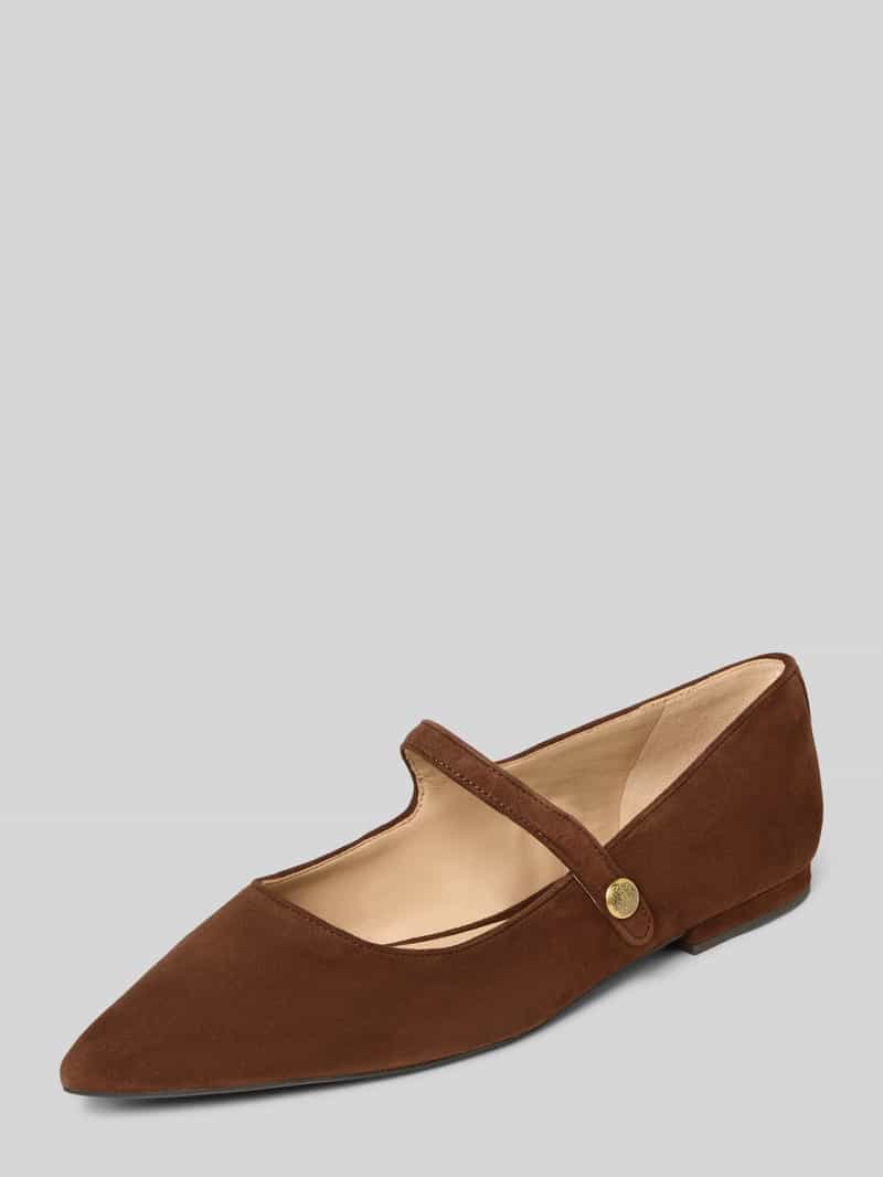 Lauren Ralph Lauren Ballerina's met labeldetail, model 'LONDYN'