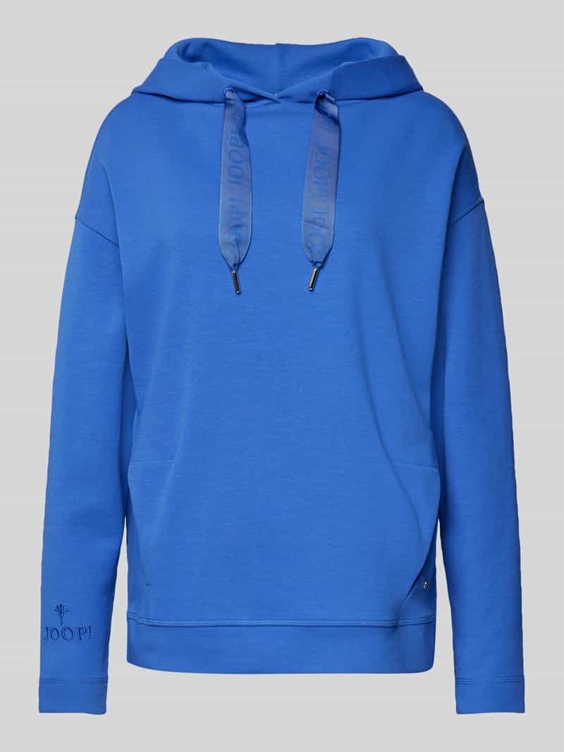 Joop! Oversized hoodie met labelstitching