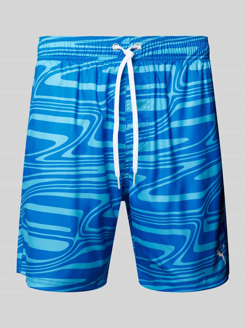 Puma Relaxed fit zwembroek met logoprint model 'FORMSTRIP'