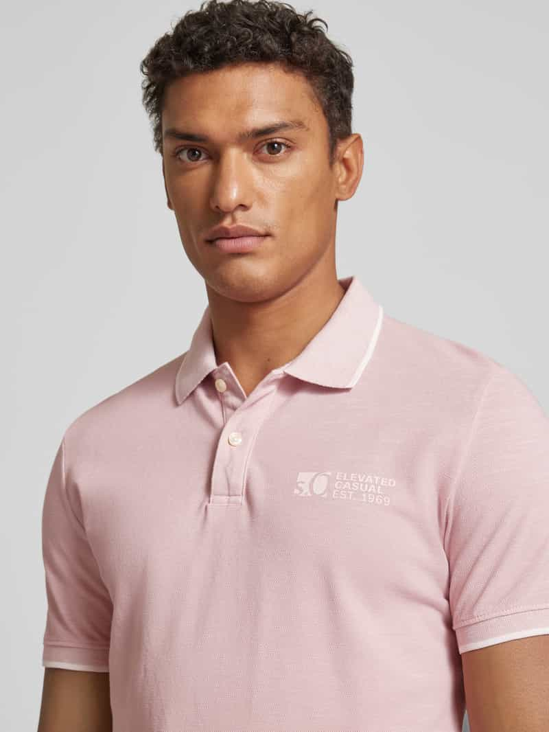 s.Oliver RED LABEL Regular fit poloshirt met labelprint