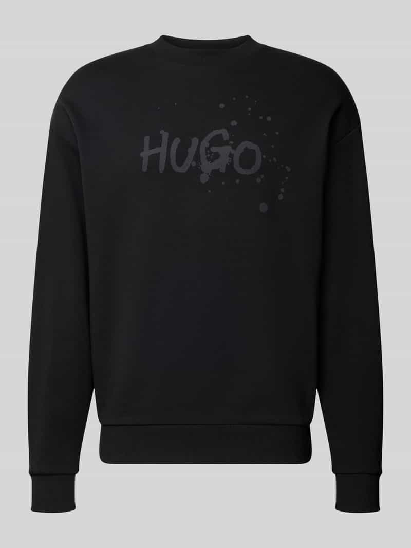 Regular fit sweatshirt van puur katoen Model 'NIEROFIX_CREW'