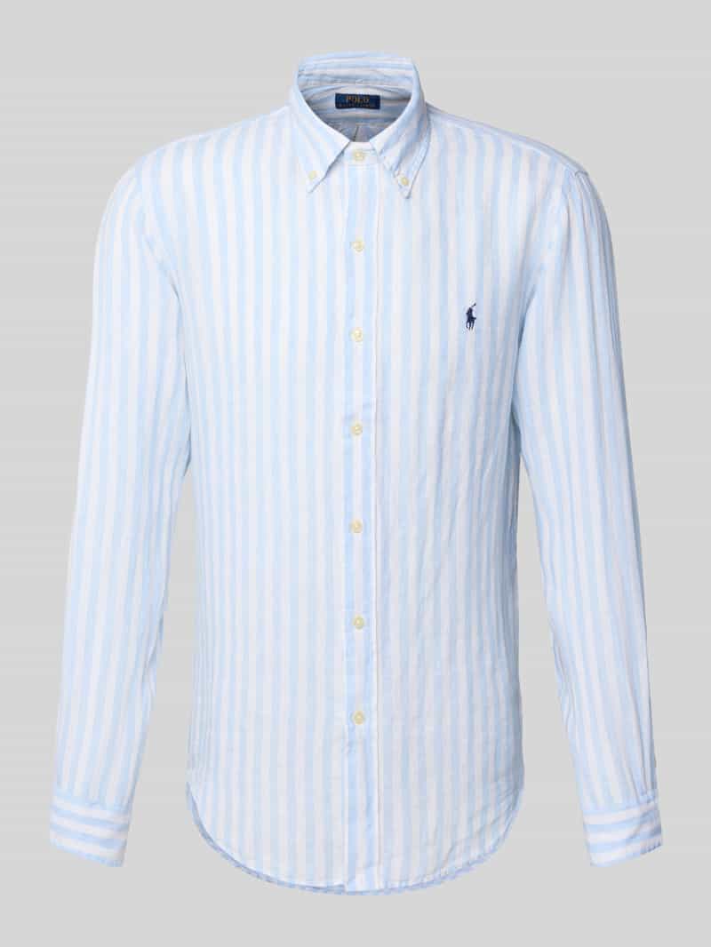 Polo Ralph Lauren Custom fit linnen overhemd met button-downkraag