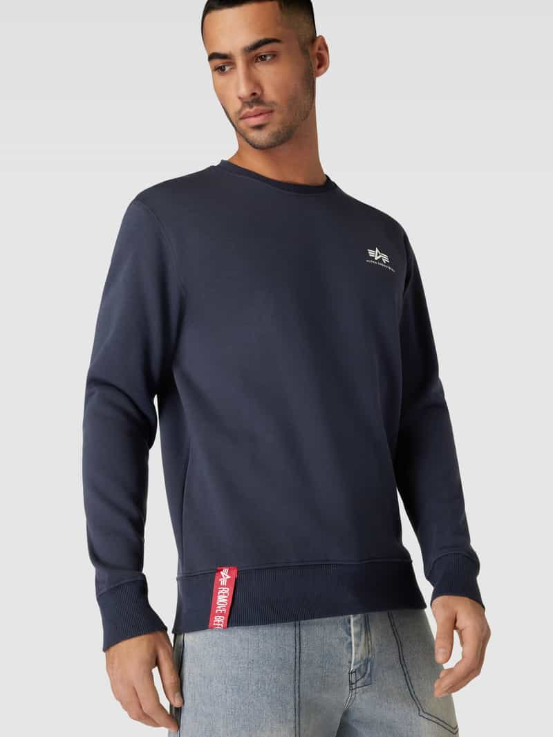 alpha industries Sweatshirt met labelprint model 'BASIC'