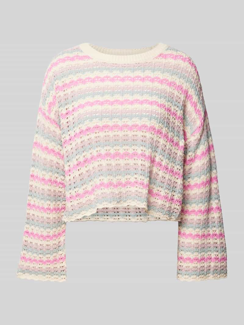 Only Relaxed fit gebreide pullover van katoenmix model 'ASA'