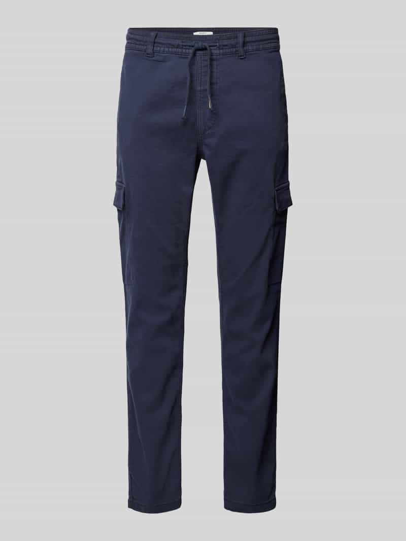 Pepe Jeans Slim fit cargobroek met tunnelkoord, model 'Gymdigo'