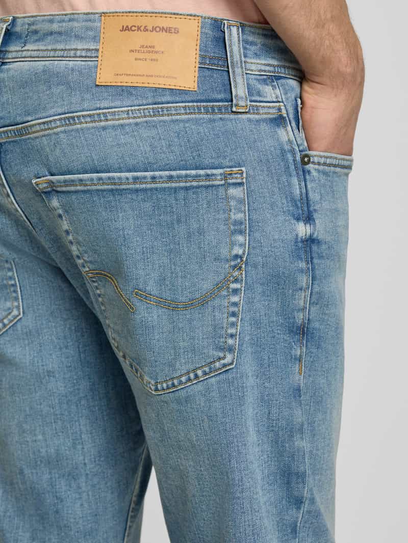 Jack & Jones JEANS INTELLIGENCE tapered jeans - blue denim, foto 6