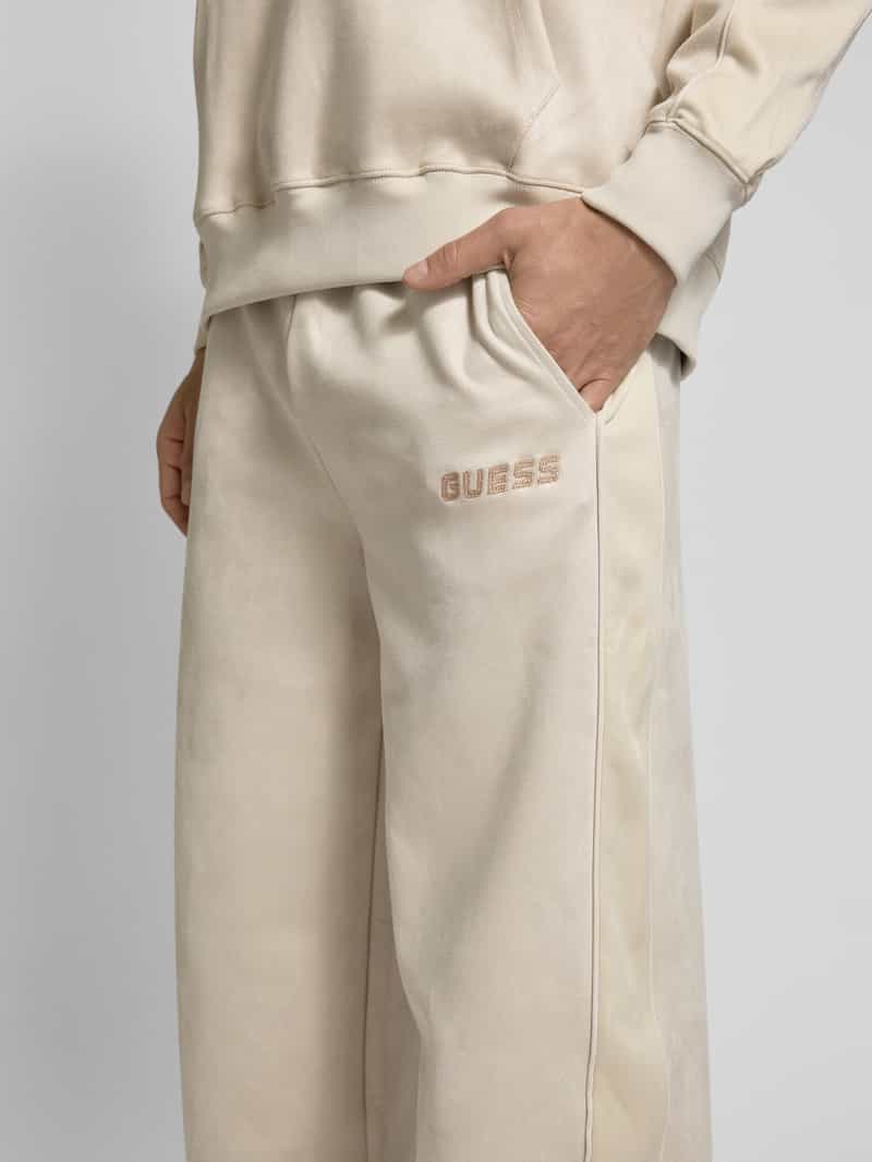 Guess Activewear Straight leg sweatpants met elastische band model 'DARIL'