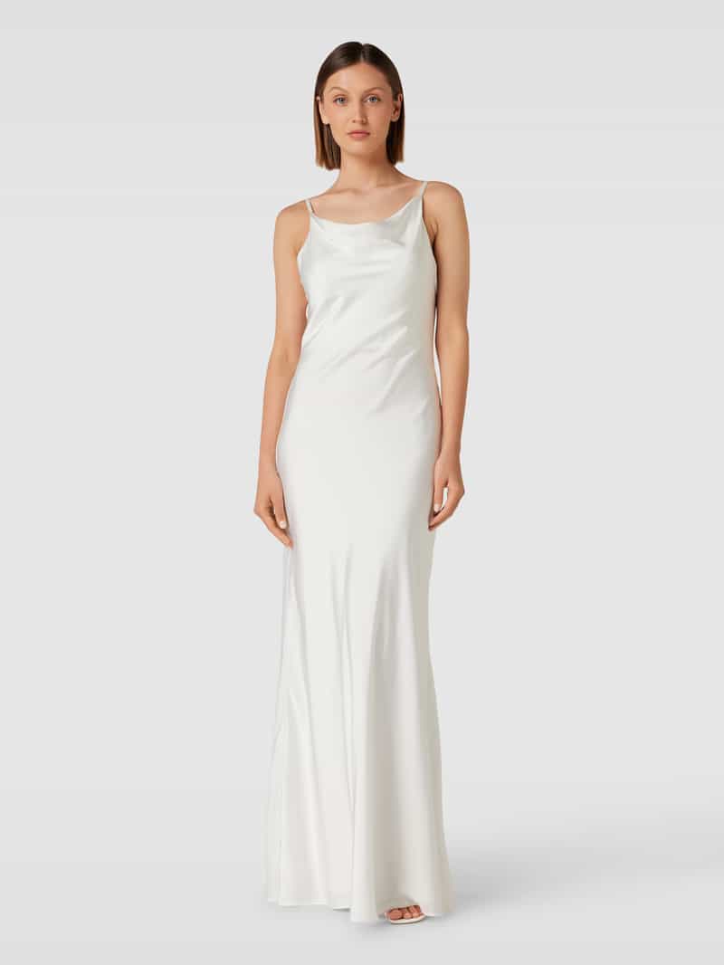 Bruidsjurk met cascadehals Mascara