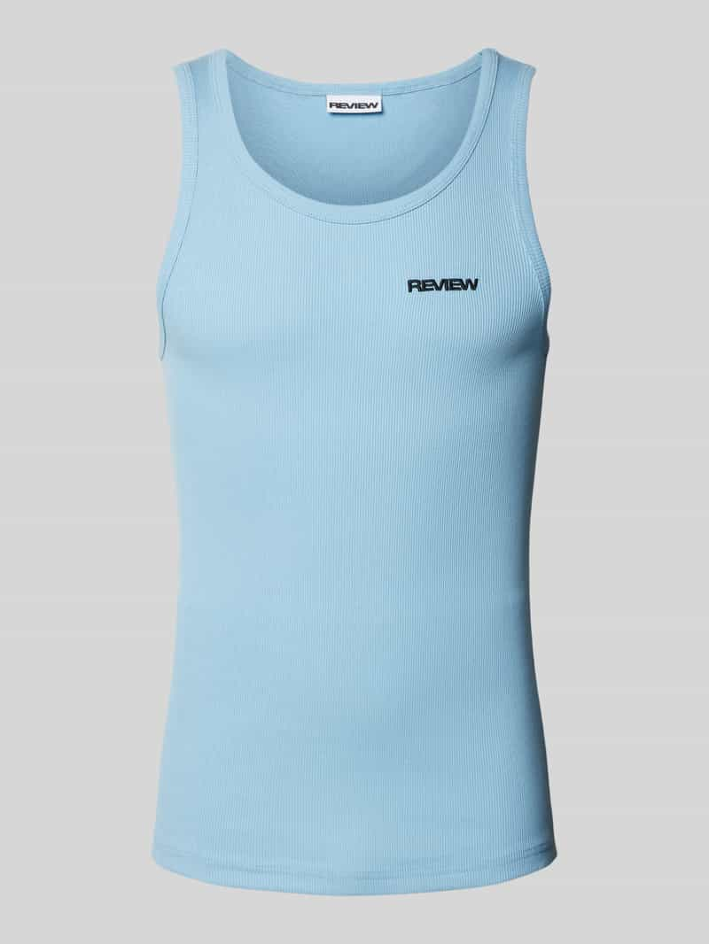 REVIEW Tanktop met fijnrib