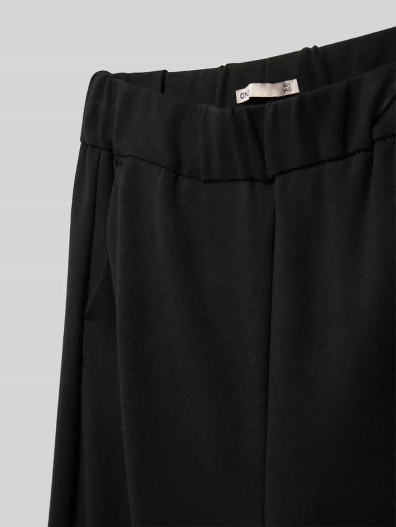 Only Relaxed fit wijde broek van viscosemix model 'POPTRASH LIFE'