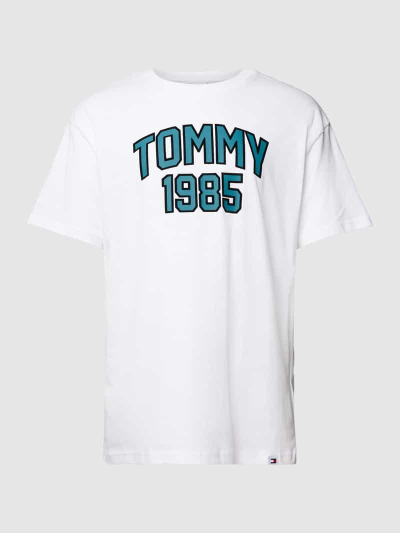 Tommy Jeans T-shirt met labelprint