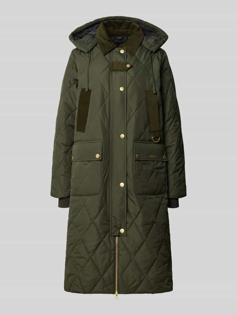 Barbour Gewatteerde mantel met capuchon