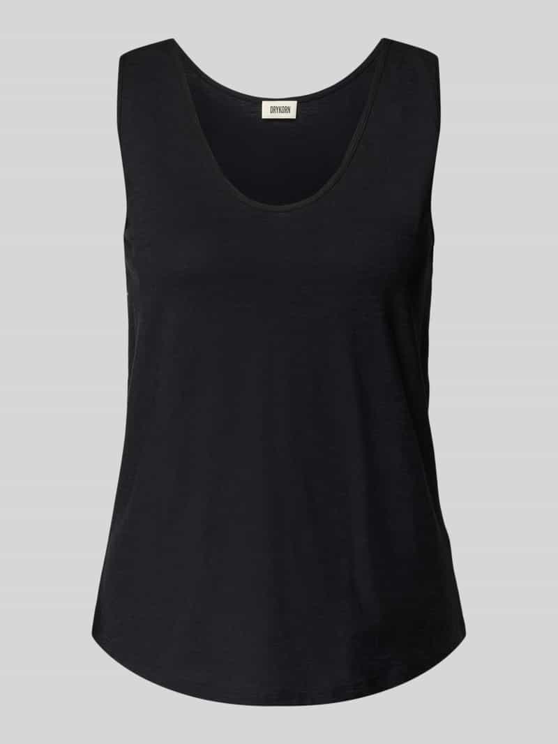 drykorn Top met bandjes en ronde hals model 'SAIMI'