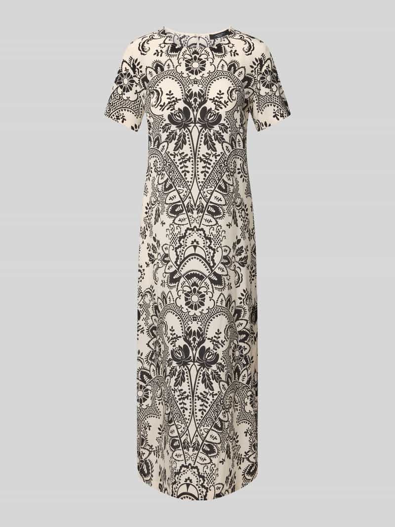 Weekend Max Mara Zijden jurk met ronde hals model 'VELA'