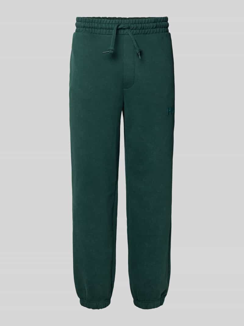 HUGO Relaxed fit sweatpants van katoenmix model 'DELWONY'