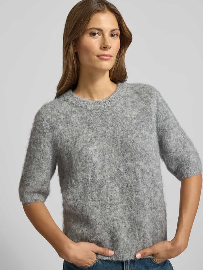 Opus Gebreide pullover met wol model 'Plaush'