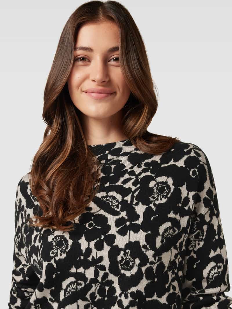 Christian Berg Woman Knielange jurk met all-over motief