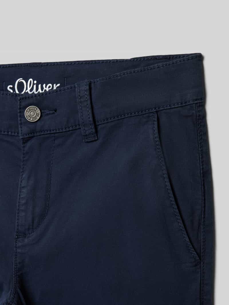 s.Oliver RED LABEL Regular fit chino met interne breedteverstelling