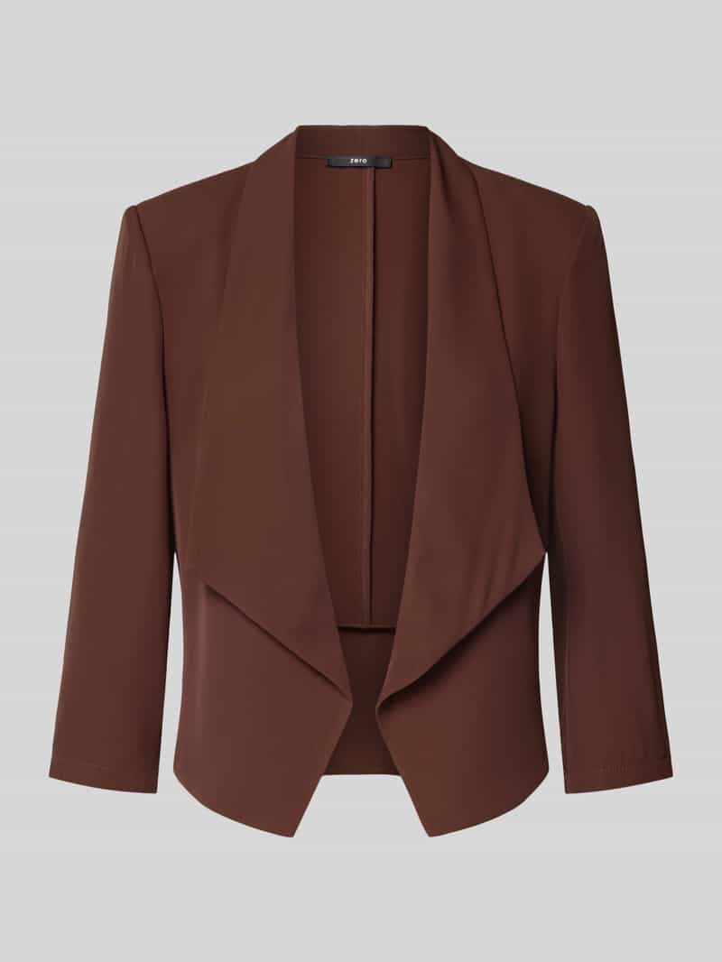 Zero Regular fit blazer met 3 4-mouwen