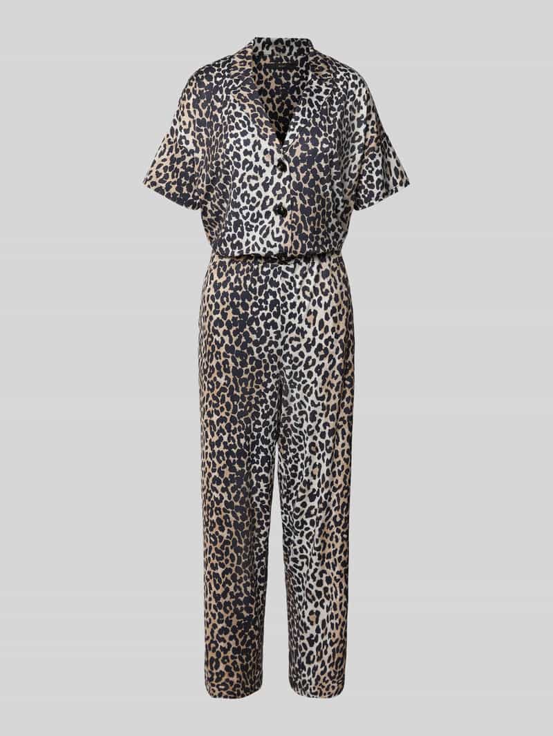 Jumpsuit met dierenprint