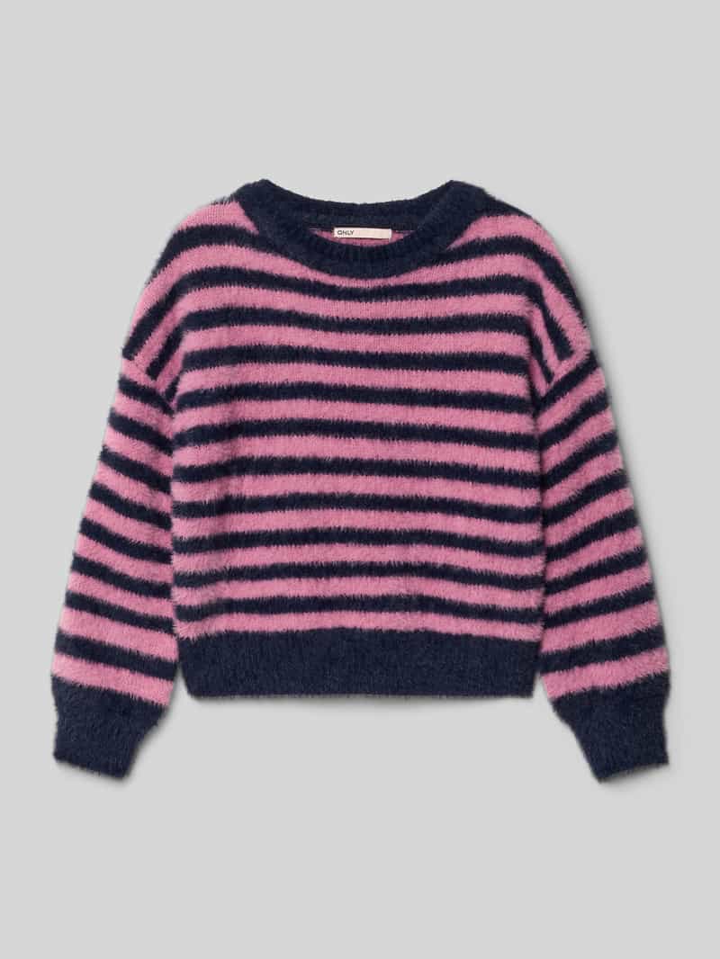 Only Regular fit gebreide pullover met all-over motief model 'NEWPIUMO'