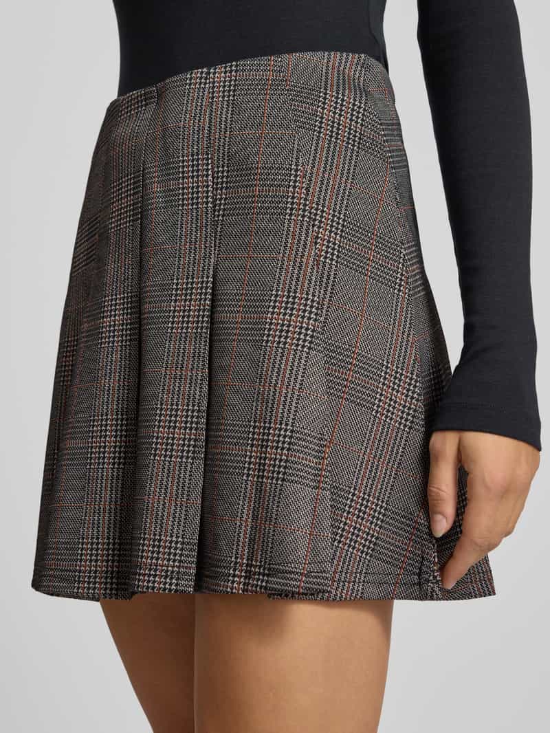 Only Uitlopende minirok met viscose model 'FINE'