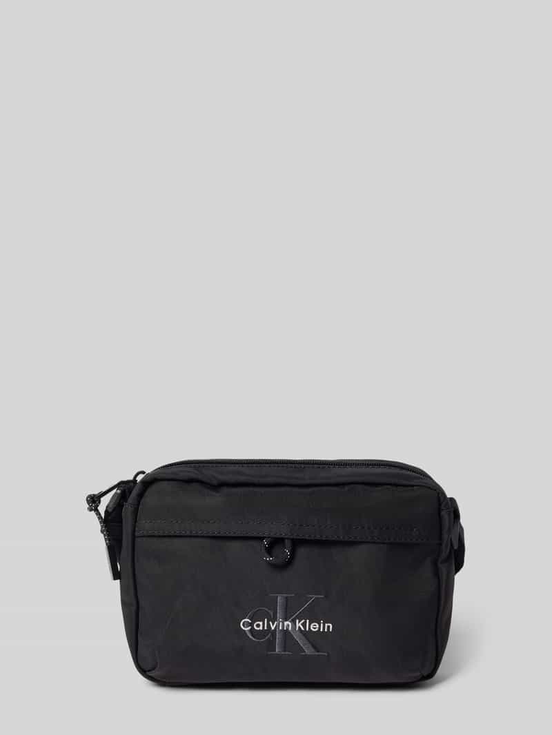 Crossbody Tas met Labelstitching