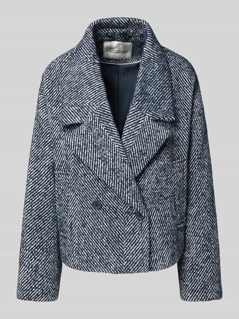 My Essential Wardrobe Regular fit jack met wol model 'Maggie'