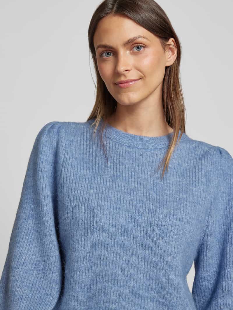 Selected Femme Gebreide pullover met ballonmouwen model 'SLFLULU'