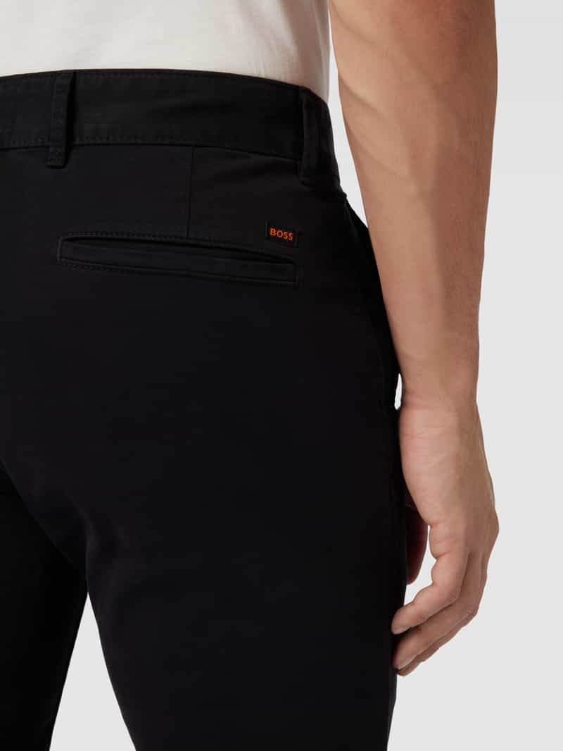 Boss Orange Slim fit chino met Franse steekzakken