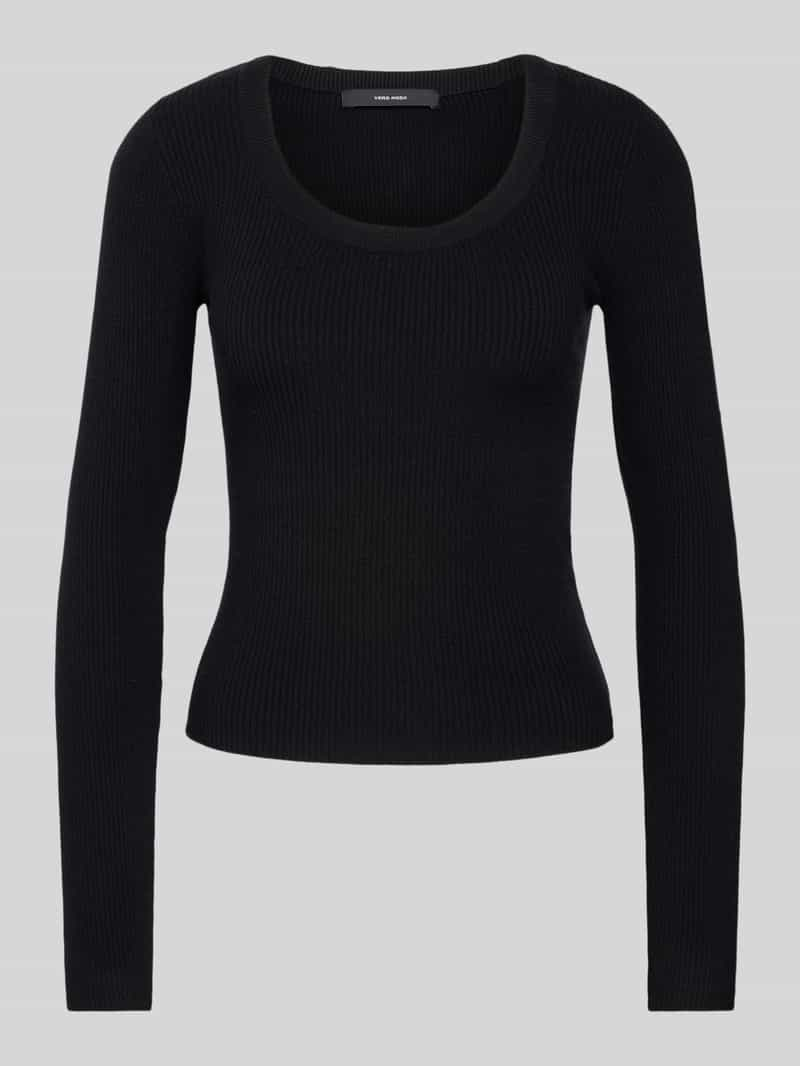 Vero Moda Gebreide pullover met ronde hals