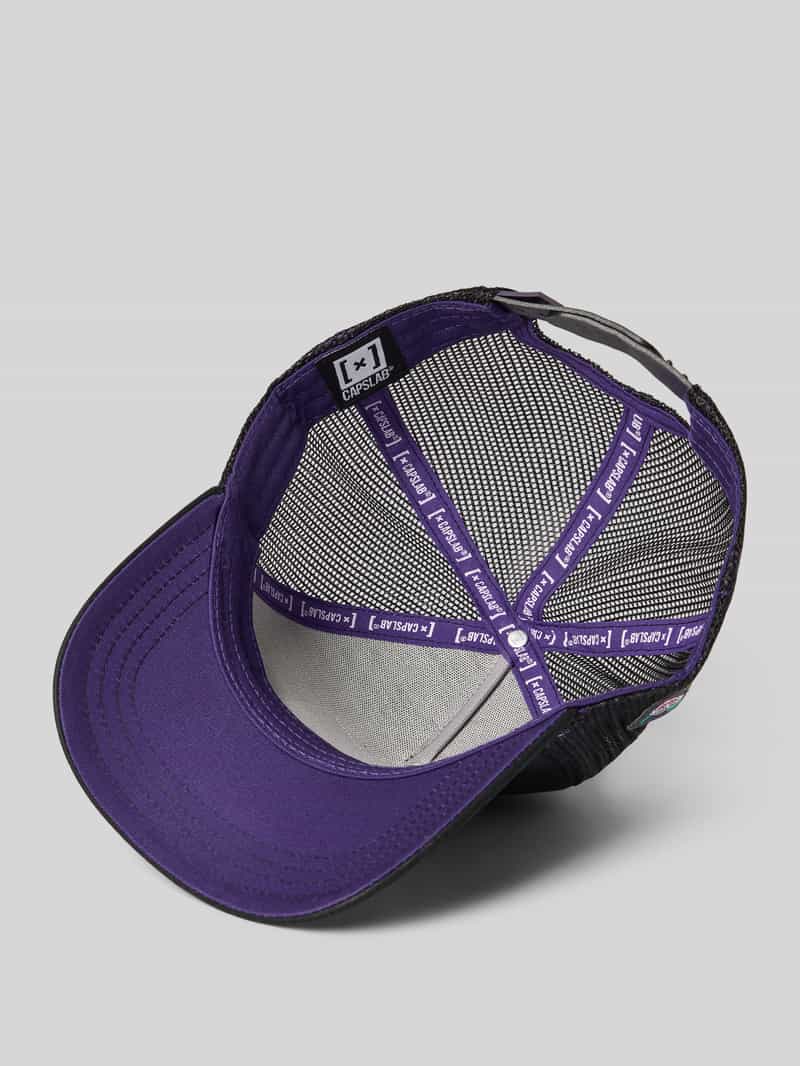Capslab Baseballpet met motiefstitching