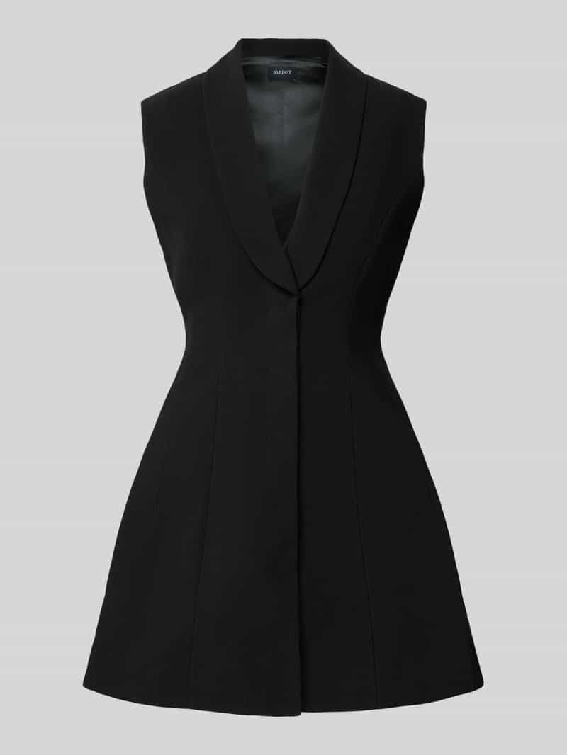 bardot Cocktailjurk met V-hals model 'DESTENE HOURGLASS'