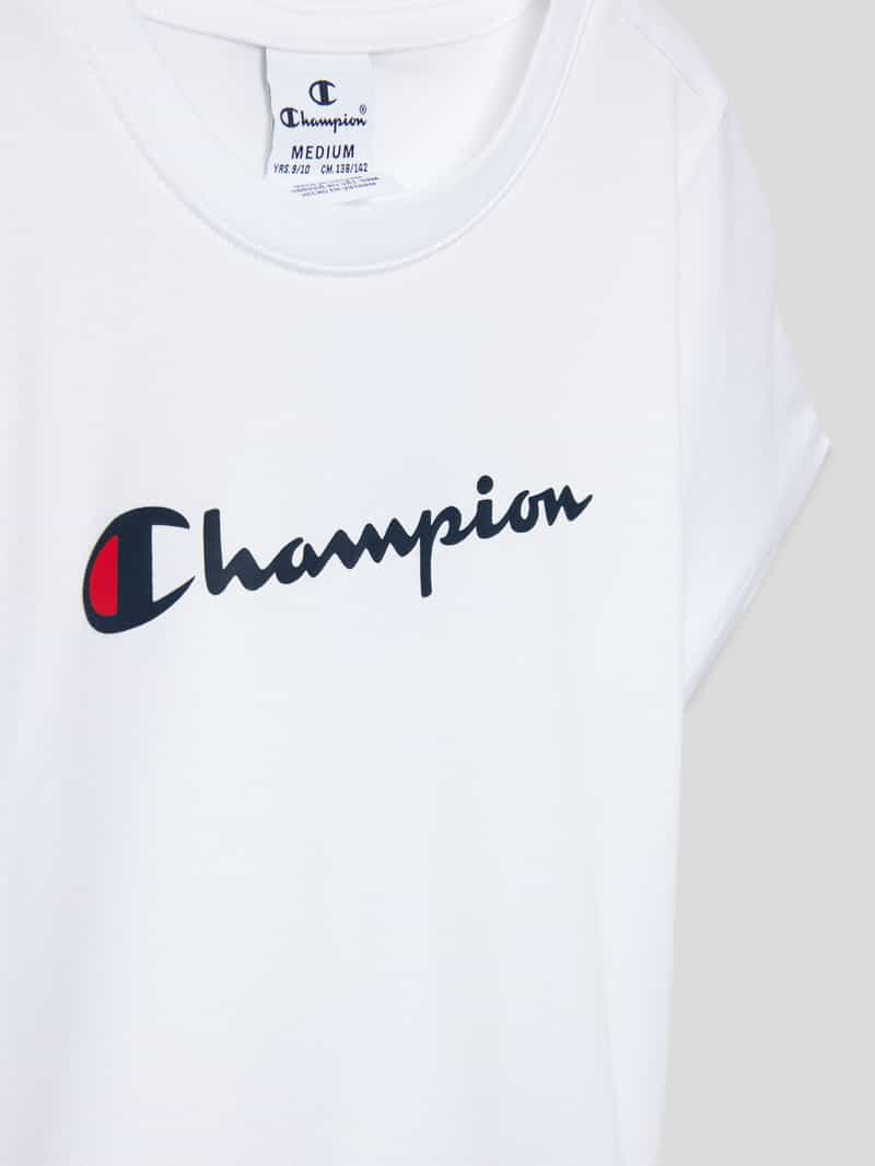 Champion T-shirt met labelprint