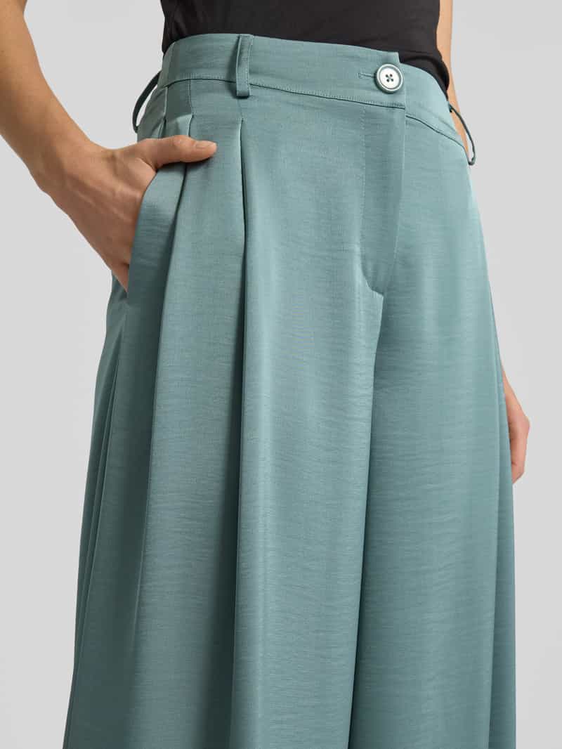 Essentiel Antwerp Wijde broek met bandplooien model 'IXIE'