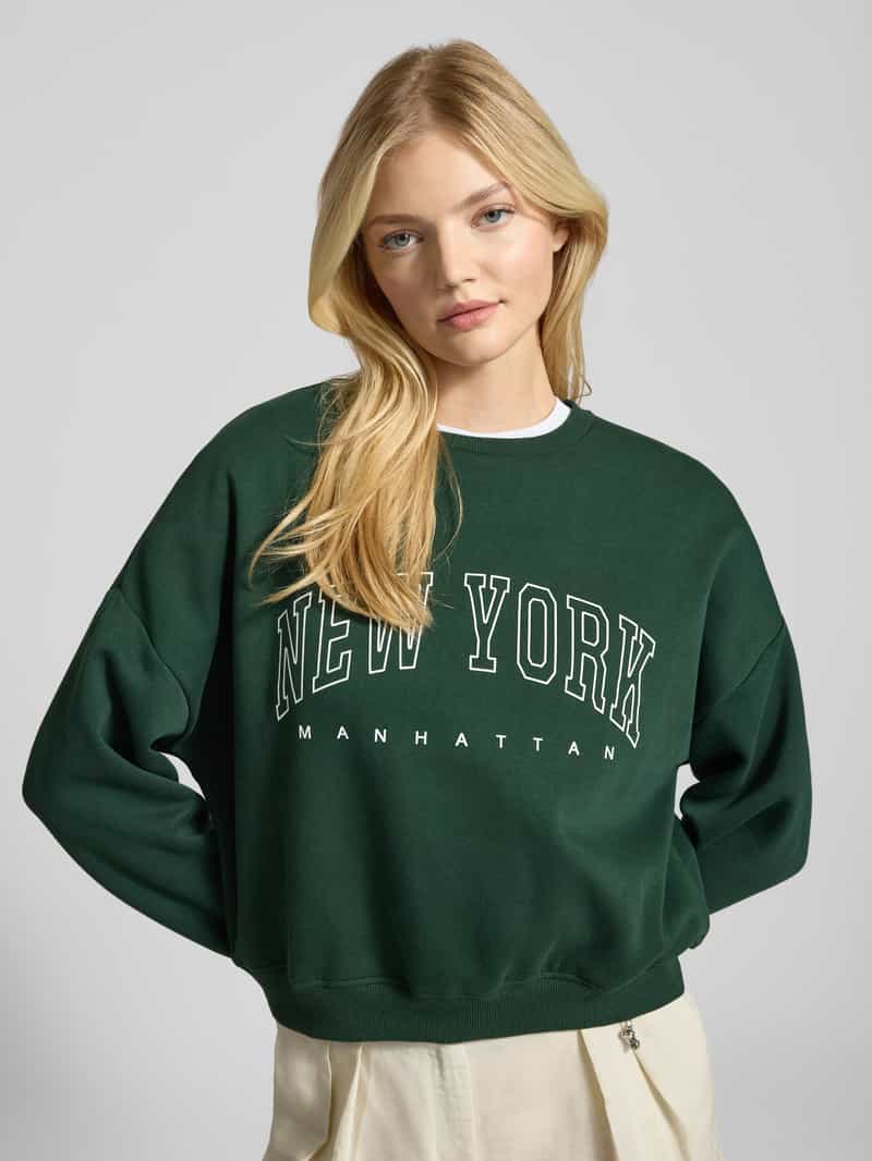 Only Loose fit sweatshirt van katoenmix model 'SWEAT'