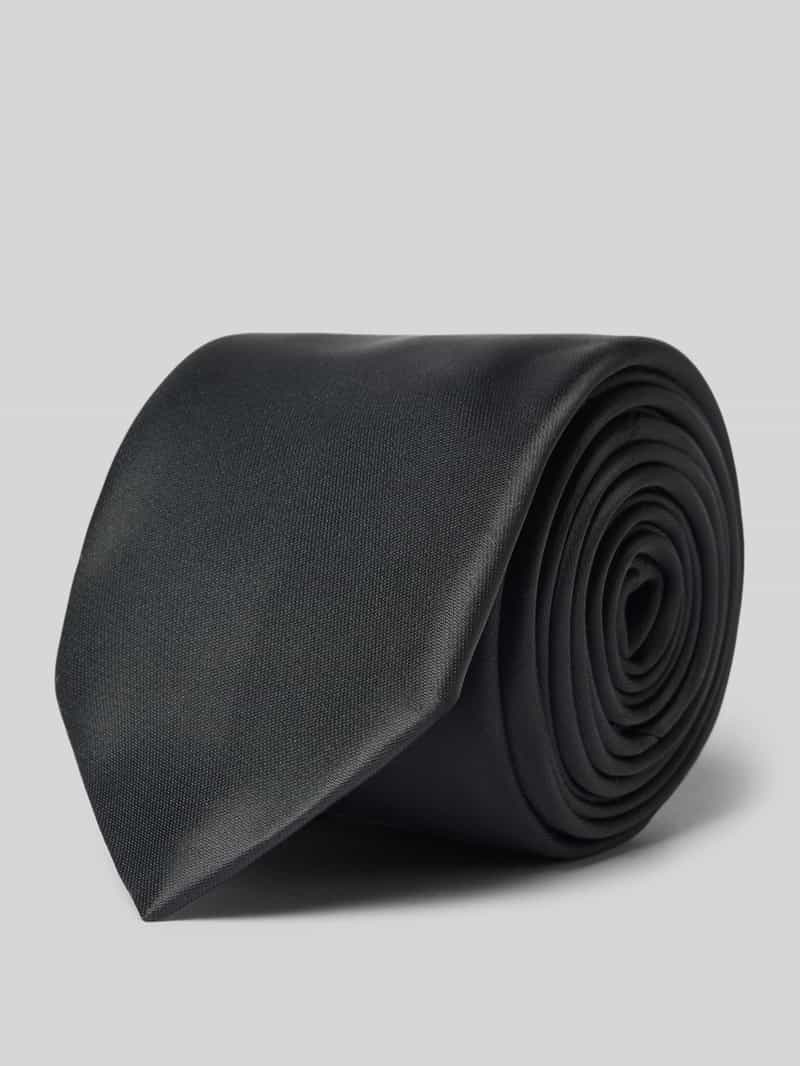 HUGO Krawatte aus Seiden-Mix Modell 'Tie cm 6' in Black, Größe 1 21493891