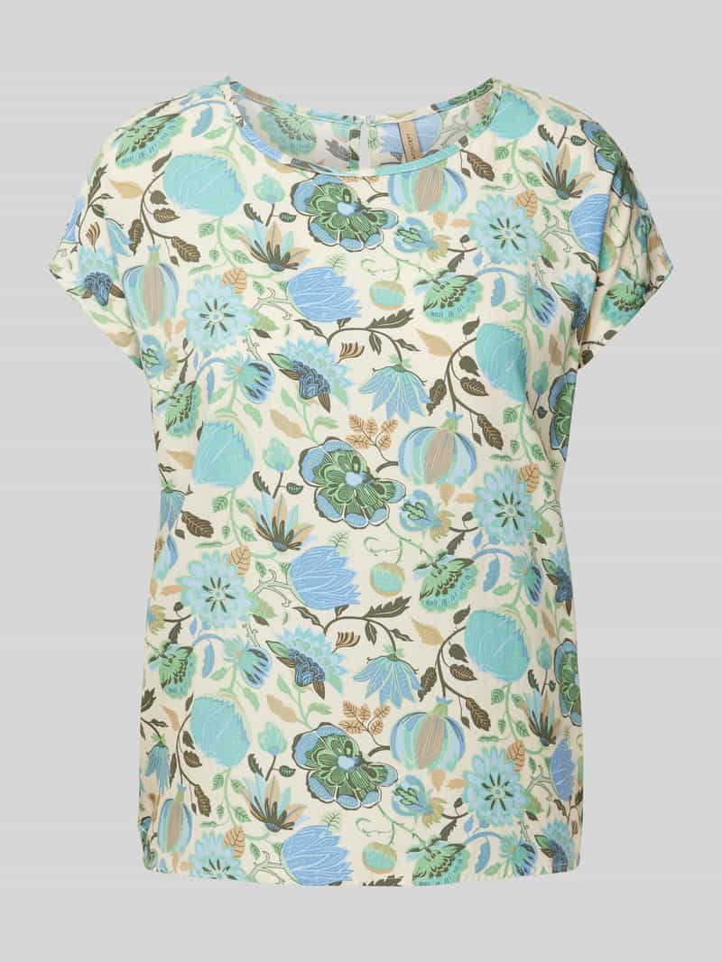 Soyaconcept Blouseshirt van viscose met all-over print model 'Sammy'