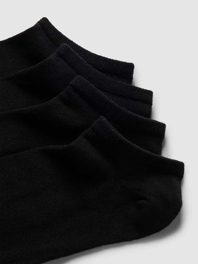 s.Oliver RED LABEL Sneakersokken met labelprint in een set van 4 paar