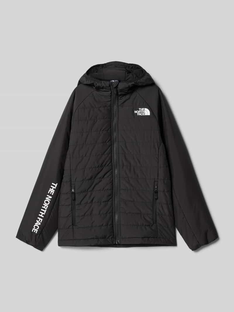 The North Face Gewatteerd jack met labelprint model 'NEVER STOP'